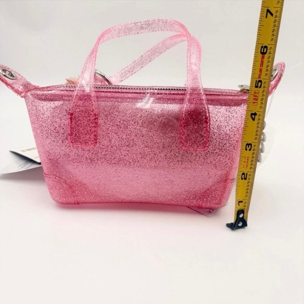 *NWT* Mini Glitter Jelly Bag Madden Girl - Pink - Picture 7 of 8